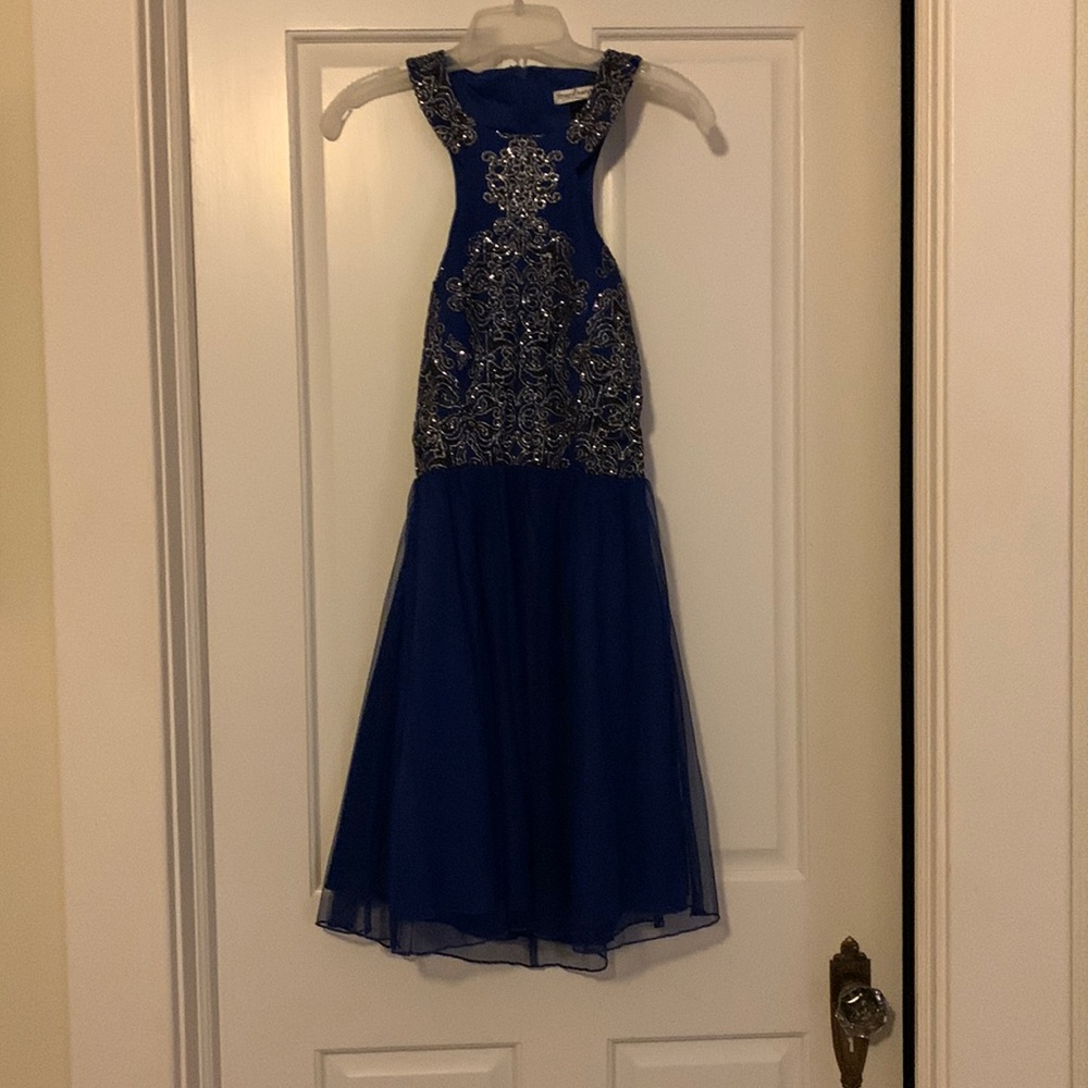 HoCo or Formal Vibrant Blue dress